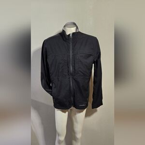 Eddie Bauer Full Zip Black Jacket Men's Size Medium